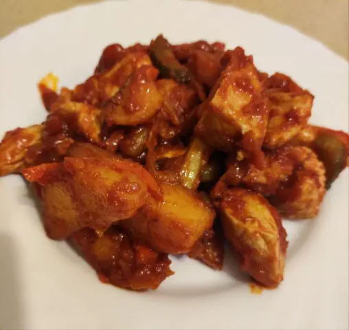 Неожиданное азу из индейки