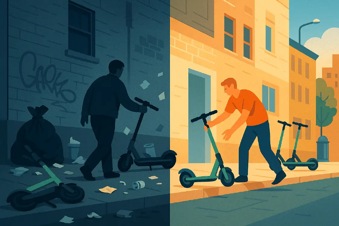 Разбитые окна и поднятые самокаты: почему одни ломают, а другие чинят