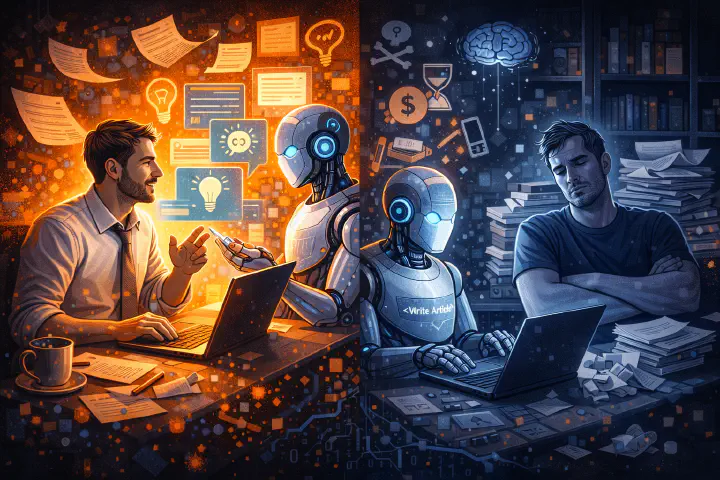 ИИ делает нас тупее? Нет. Он делает кое-что гораздо более неприятное