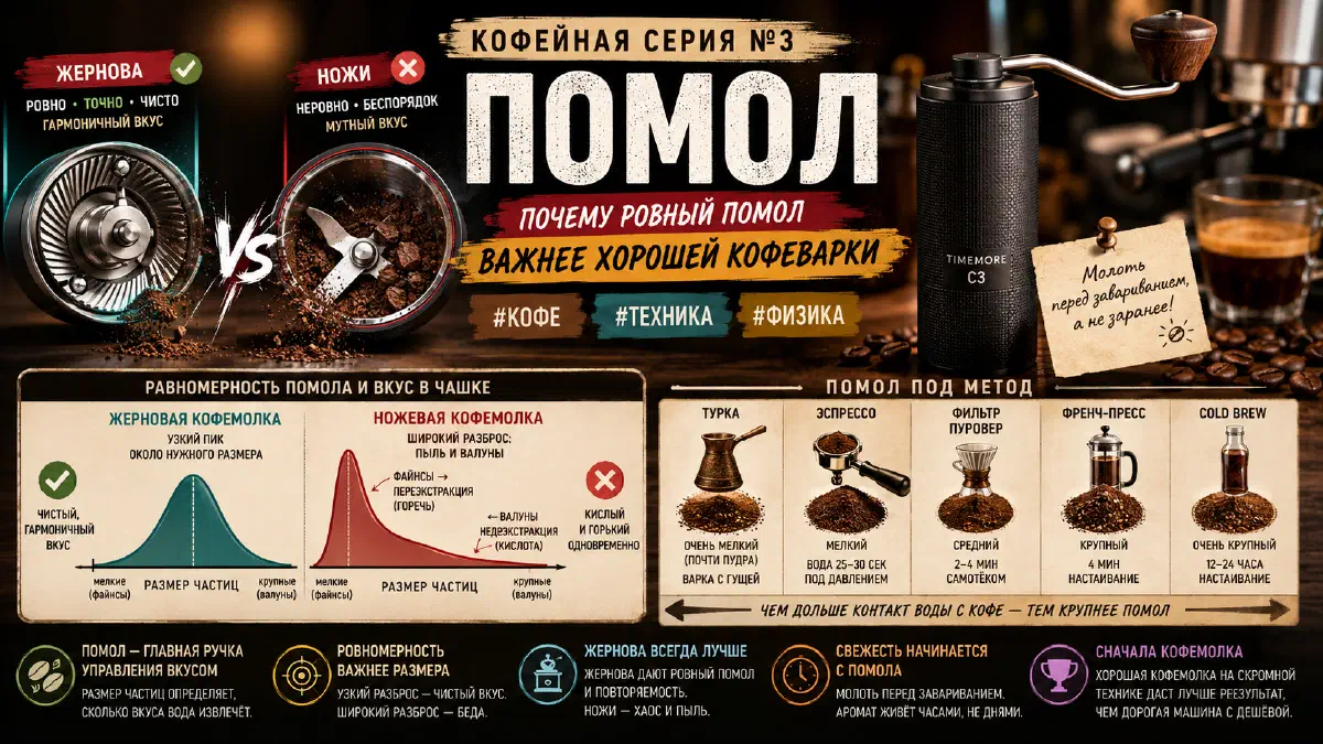 Кофейная серия №3: Помол