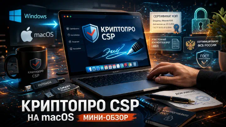 КриптоПро CSP на macOS