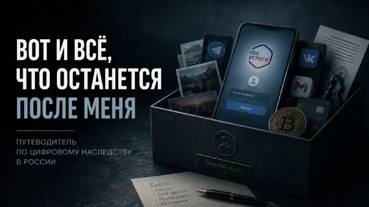 Вот и всё, что останется после меня — путеводитель по цифровому наследству в России