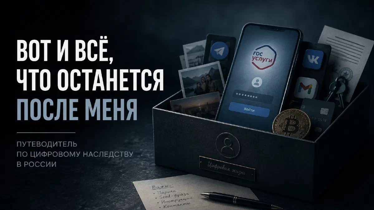 Вот и всё, что останется после меня — путеводитель по цифровому наследству в России