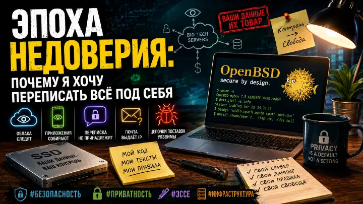 Эпоха недоверия: почему я хочу переписать всё под себя