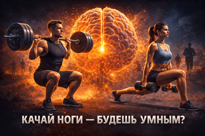 Качай ноги — будешь умным? Разбираю вирусный пост врача-блогера по реальным исследованиям