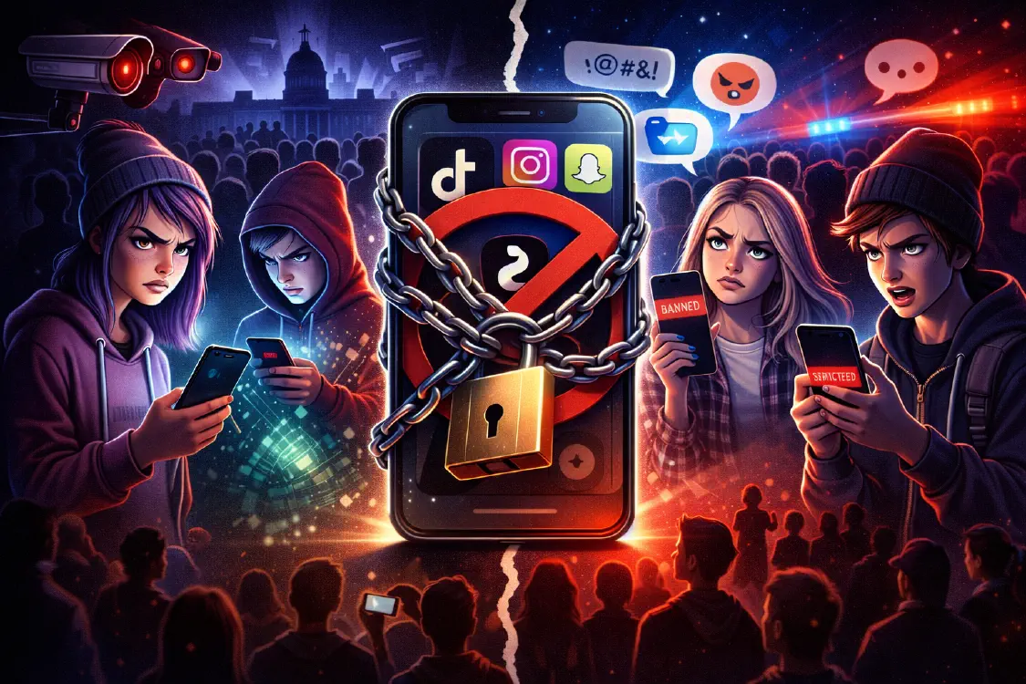 Цифровой сухой закон: почему запрет соцсетей для подростков — политический театр, а не защита