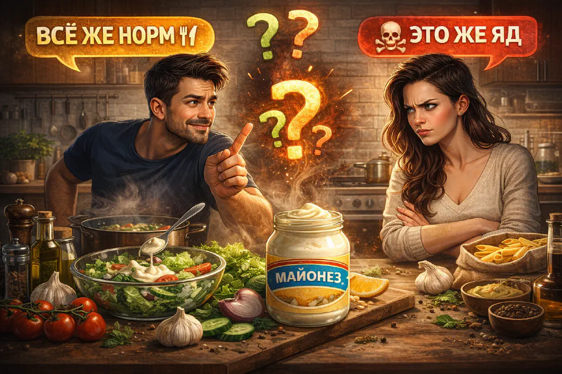 Реабилитация майонеза