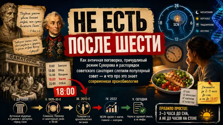Не есть после шести