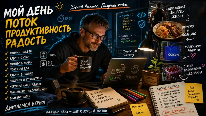 Итоги продуктивного дня