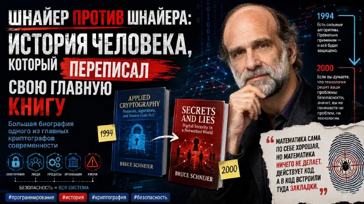 Шнайер против Шнайера: история человека, который переписал свою главную книгу