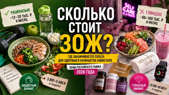 Сколько стоит ЗОЖ в РФ в 2026 году
