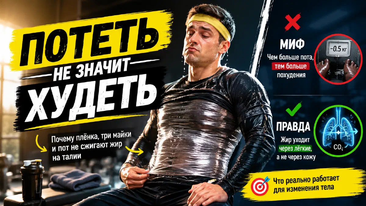 Потеть не значит худеть