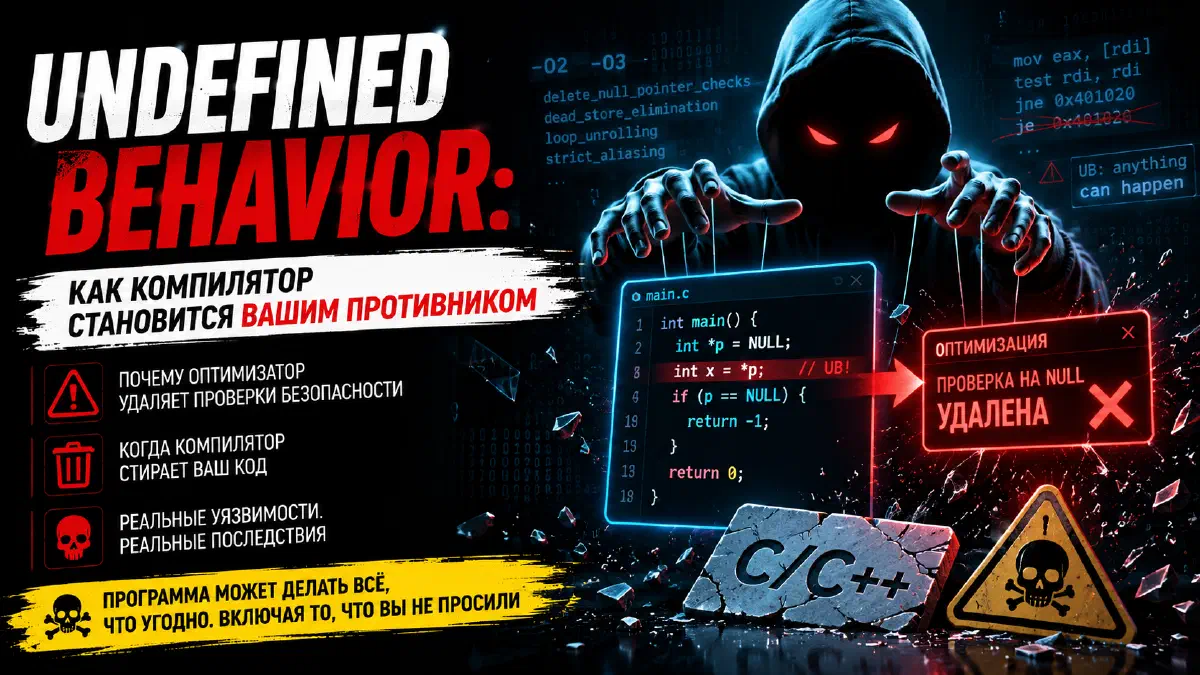 Undefined Behavior: как компилятор становится вашим противником