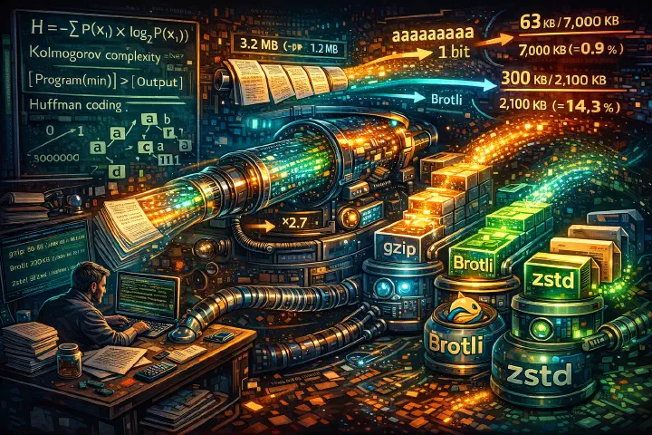 Сжатие данных: от кода Хаффмана до zstd